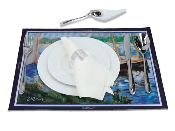 Bordsunderlägg - E. Manet, Seines strand (CARMANI)
