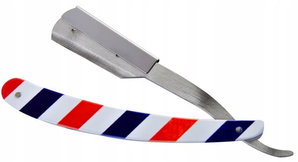Rakhyvelset för skäggrabbning, barberblad, stall