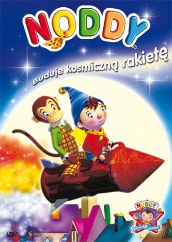 Noddy. Han bygger en rumraket.