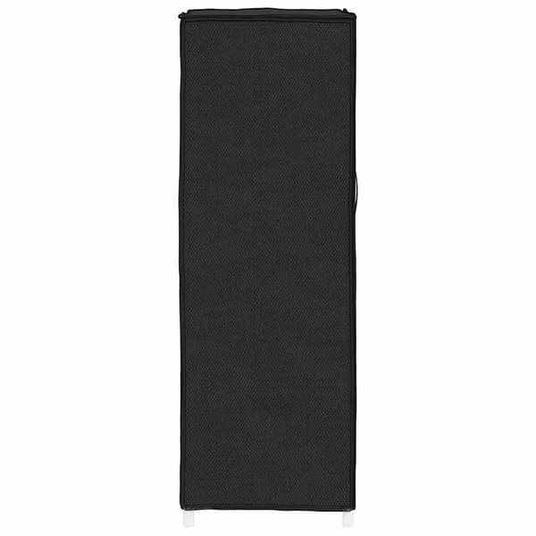 vidaXL skoskab sort 60x28x90 cm stof