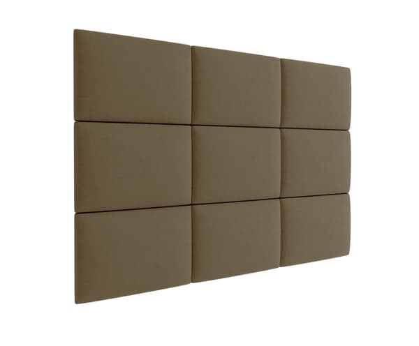 Klädd panel 50x40 Magic Velvet 2206 (Kaffe med mjölk)