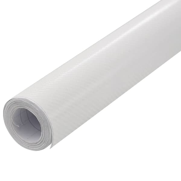 vidaXL 4D Bilfoliering, Vit, 100x150 cm