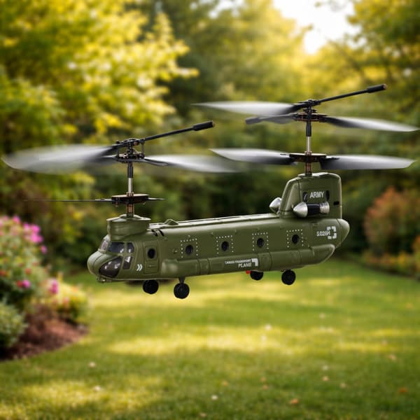 Fjernstyret helikopter Syma S026H-1 Grøn Khaki