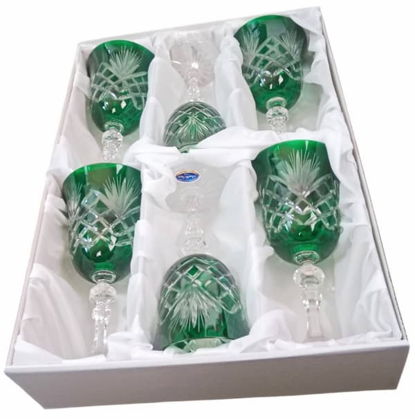 Smaragdikristalliviinilasit 220 ml, ananas