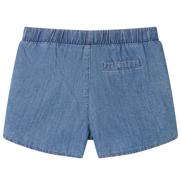 Barnshorts, blå denim, 104