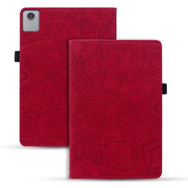 Flip-etui til Lenovo Tab M11, blomst, rød