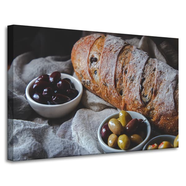 Lærredstryk Køkkenbrød 90x60 cm
