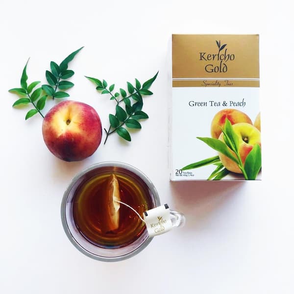 KERICHO GOLD Specialte GRÖNT TE & PERSIKA