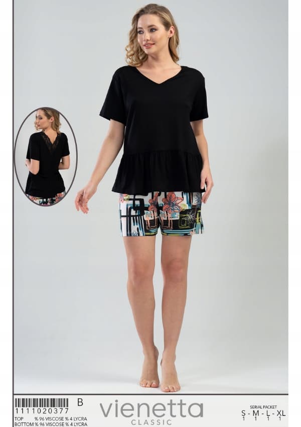 Vienetta Dampyjamas M 38 40 viskos kort