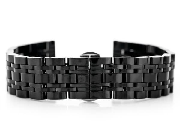 Armbånd Pacific Model 5 - sort 20mm