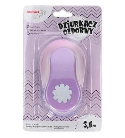 Dekorativ punch - Blomst 3,8 cm