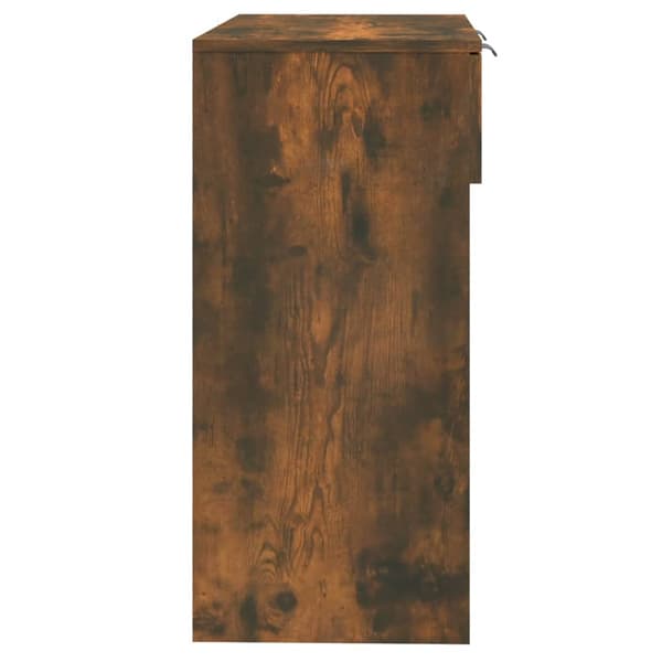 vidaXL konsolbord røget eg 90x36x75 cm