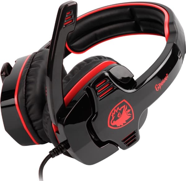 Sades SA-708GT Sort/Røde hovedtelefoner