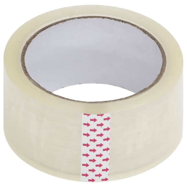vidaXL Packtejp, 12 rullar, transparent, 48 mm x 66 m