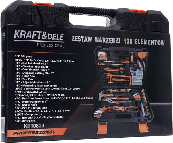 Työkalusarja 100 osaa KD10839
