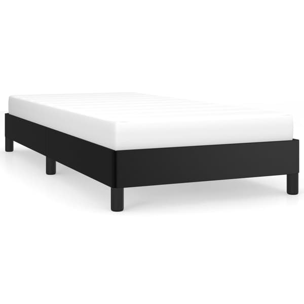 vidaXL sengestel sort 90x200 cm kunstlæder