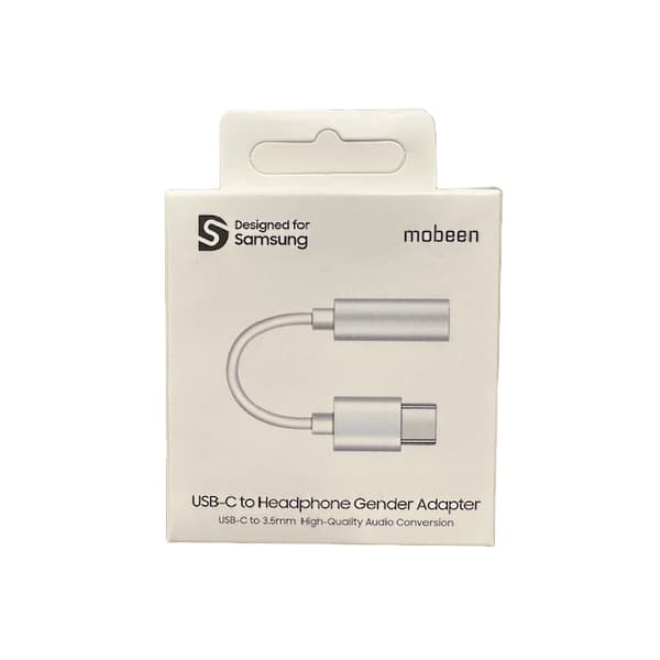 Samsung DAC USB-C hovedtelefonadapter - 3,5 mm mini-jackstik - hvid