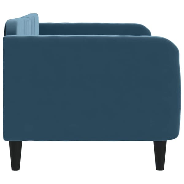 vidaXL Bäddsoffa blå 80x200 cm klädd i sammet
