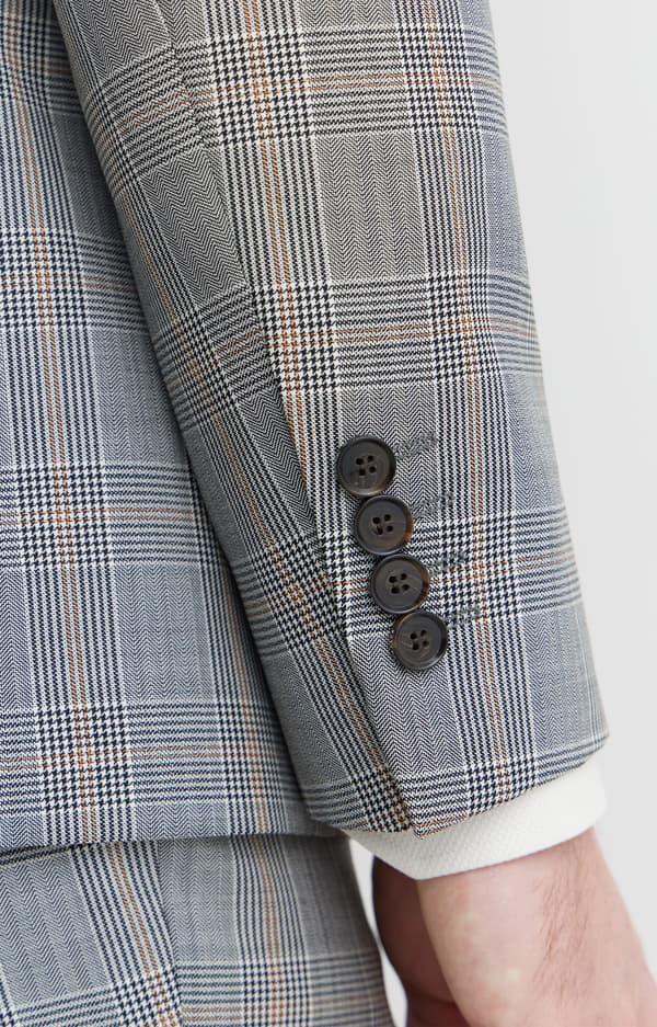 Dubbelknäppt supersmal kavaj - Mix&Match 176/104
