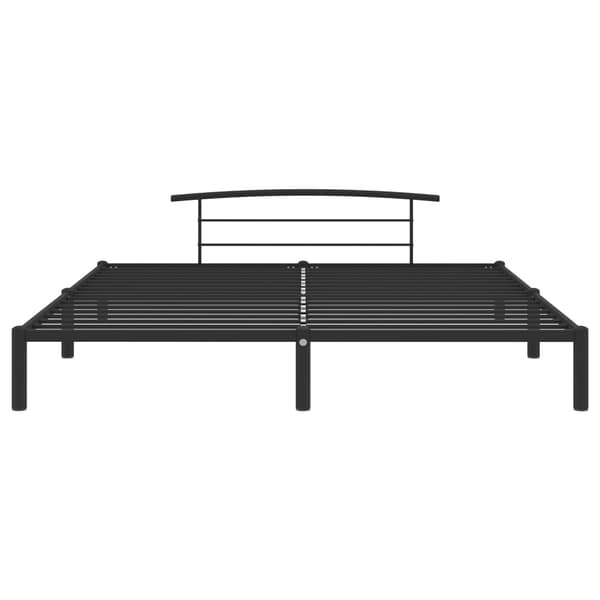 vidaXL sengestel sort metal 180 x 200 cm