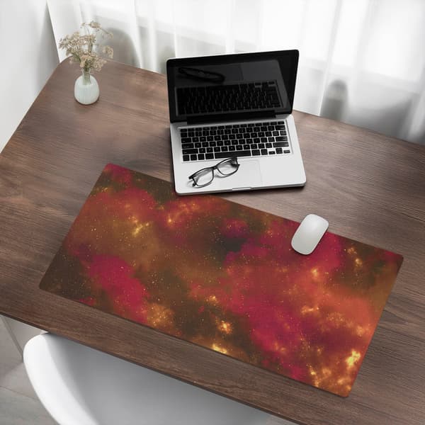 Beskyttelsesmåtte til kontorbordplade Space Nebula 90x45 cm