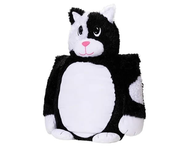 Tulinki sort og hvid kat 60 cm