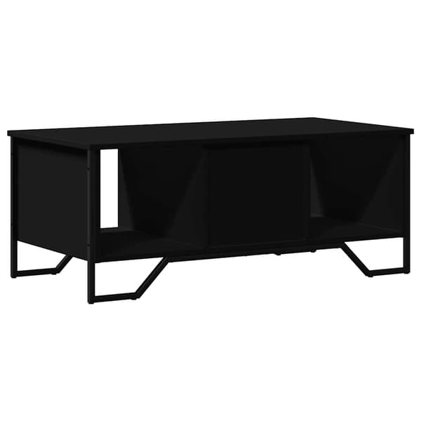 vidaXL sofabord, sort 100x51x40 cm, træbaseret materiale