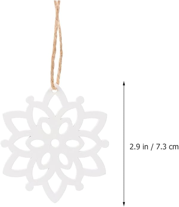 Træjulepynt 15 stk. DIY stjernevedhæng