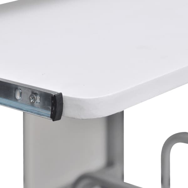 vidaXL computerbord, hvid, 110x52x88,5 cm