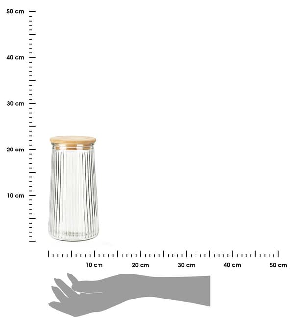 1400 ml opbevaringskrukke