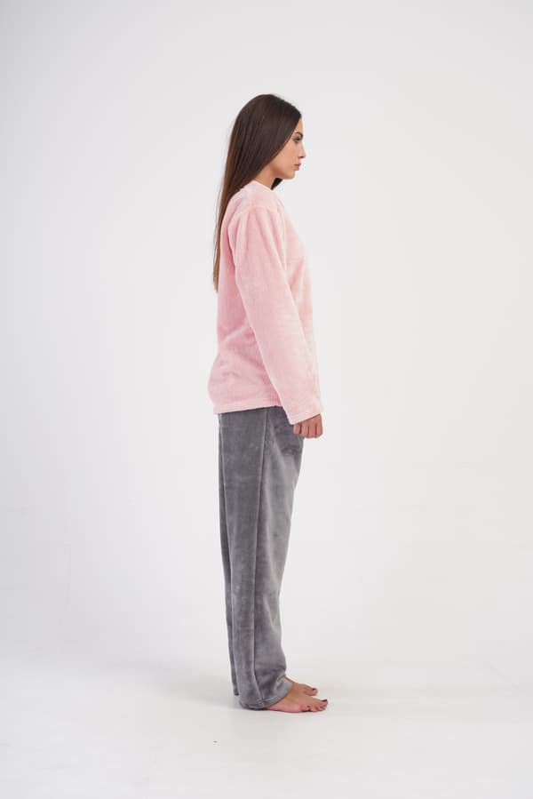 Vienetta Soft Dampyjamas L varma, fluffiga, bekväma långbyxor