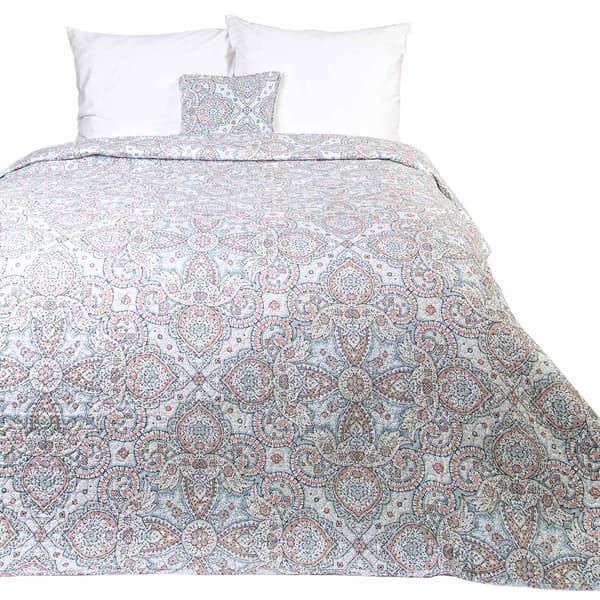 Trykt harem sengetæppe 170x210 farverigt ornament