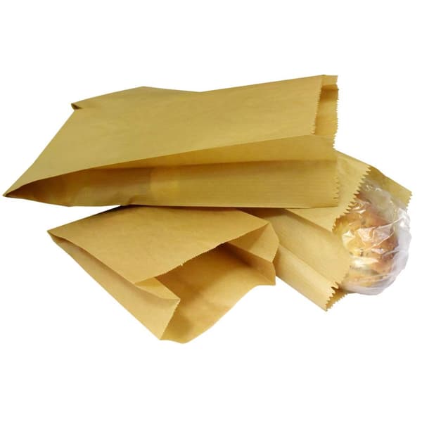Papirpose 44x10/4 grå 1000 stk.