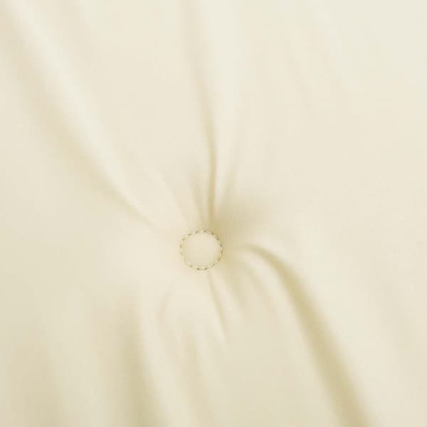 vidaXL Trädgårdsdynor, 6 st, Creme, 50x50x4 cm