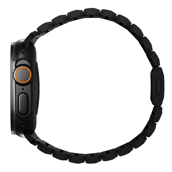 NOMAD Titanium Band - titaniumarmbånd til Apple Watch 46mm/49mm (sort hardware) V2