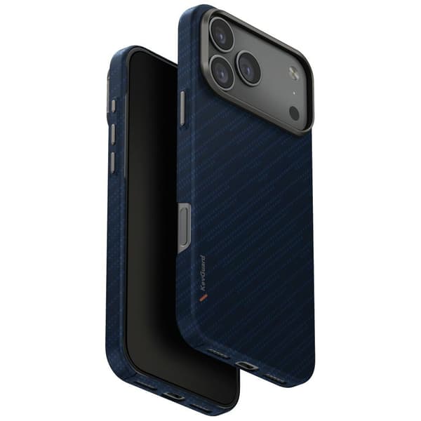 UNIQ Keva EDGE-cover til iPhone 17 Pro Max Magclick-opladning Blå