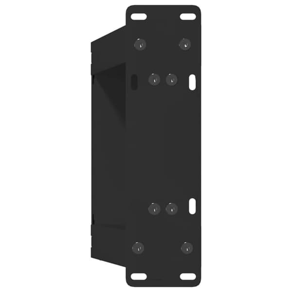 vidaXL sofabordsben, 2 stk., sort, 30x(30-31) cm, stål
