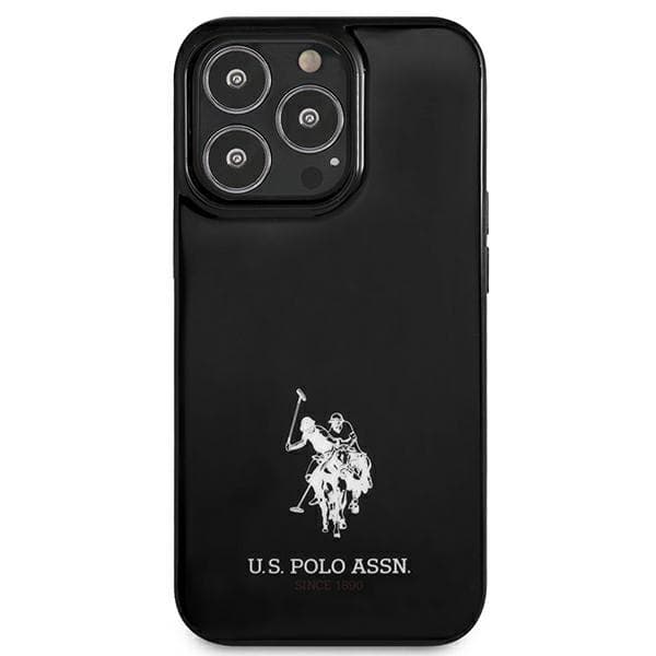 US Polo Horses Logo-cover til iPhone 13 Pro, sort