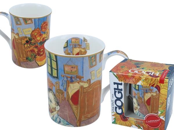 Carmani, Klassisk mugg 360ml - VAN Gogh/Sovrum i Arles