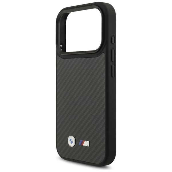 BMW M Kevlar Matt MagSafe-cover til iPhone 17 Pro, sort