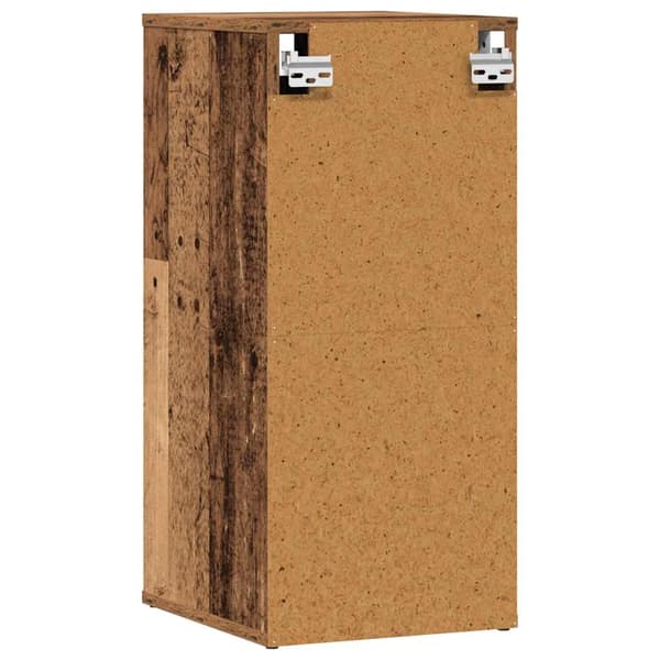 vidaXL skoskabe, 2 stk., antik træ, 32x35x70cm, spånplade
