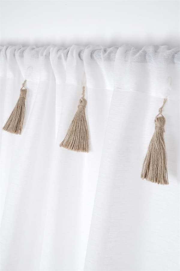 Boho gardin IBIZA 140x260 off-white