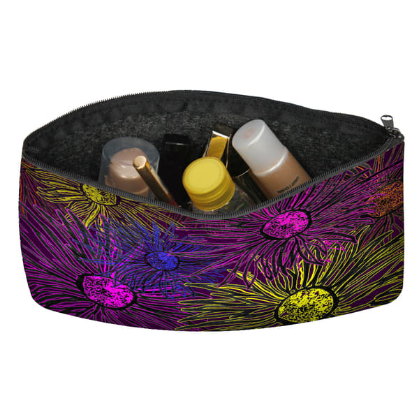 Lomme til kosmetik i antracit DAISY NIGHT