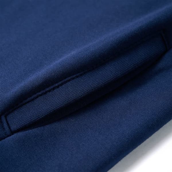 Barnklänning med sweatshirt, marinblå, 104
