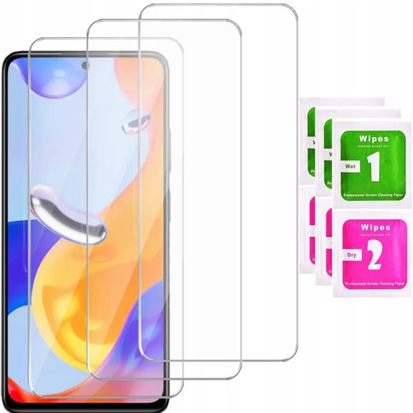 3x Härdat glas för XIAOMI REDMI NOTE 11 PRO | 3-pack