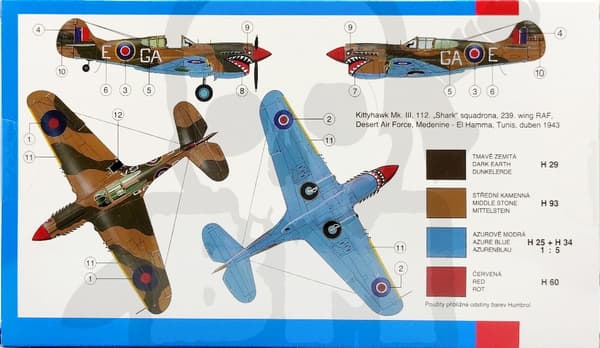 SMER0875 Curtiss P-40K 1:72