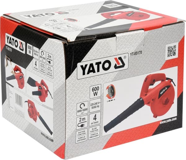 BLÆSER 600W YT-85170 YATO