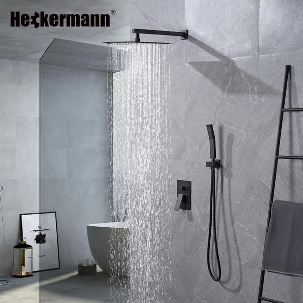 Heckermann MS-25602 piilotettu suihkusetti musta