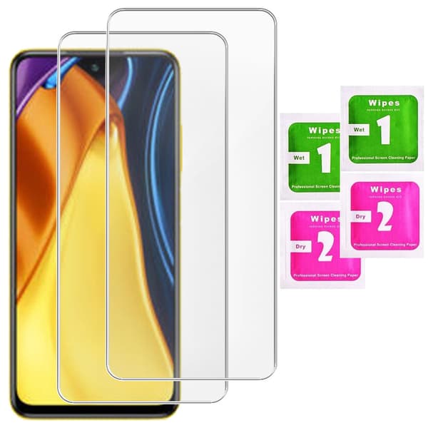 2x Hærdet glas til XIAOMI POCO M3 PRO 9H glas | 2-pak
