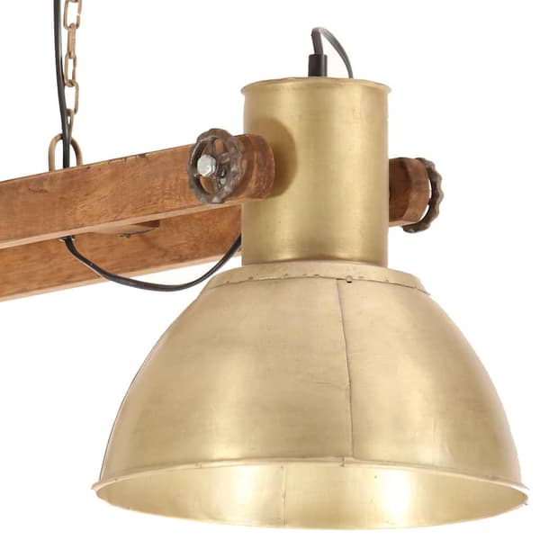vidaXL industriel pendellampe, 25 W, messing, 109 cm, E27